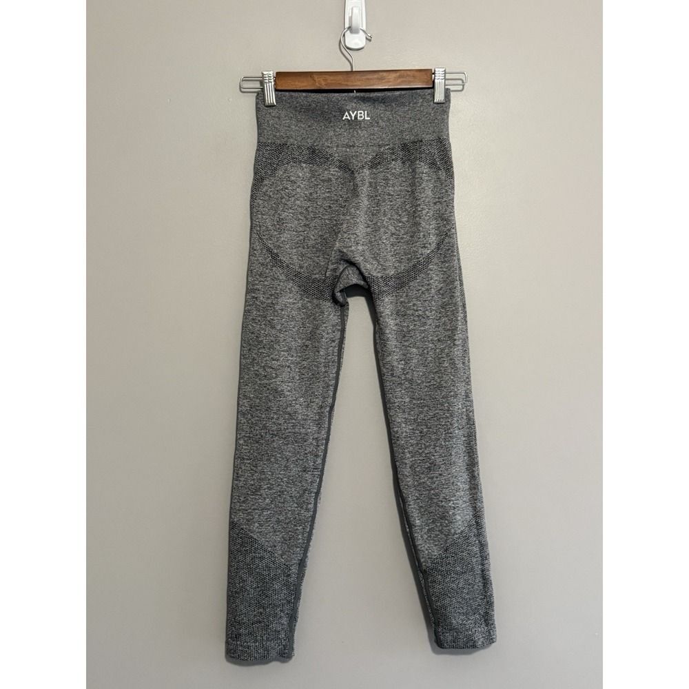 AYBL Motion Seamless Leggings Gym Workout Gray Slimming - Picture 6 of 13